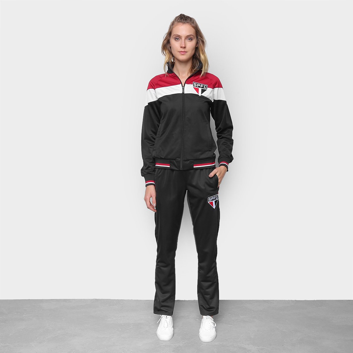 Agasalho São Paulo Trilobal Feminino