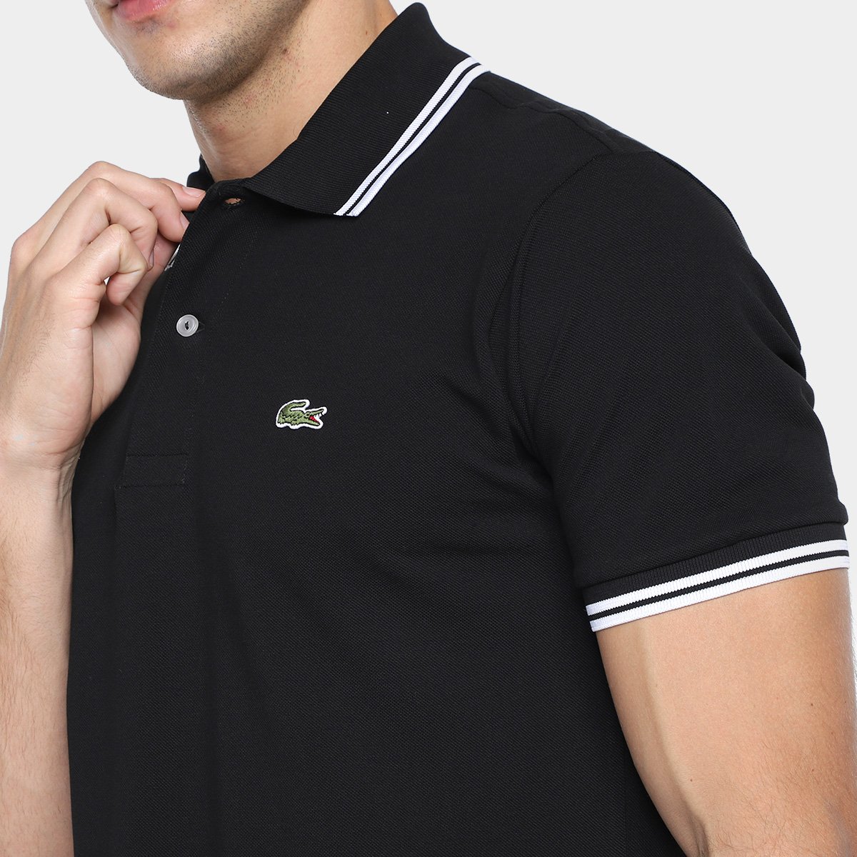 Camisa Polo Lacoste Casual Masculina - Tam: EGG - 2