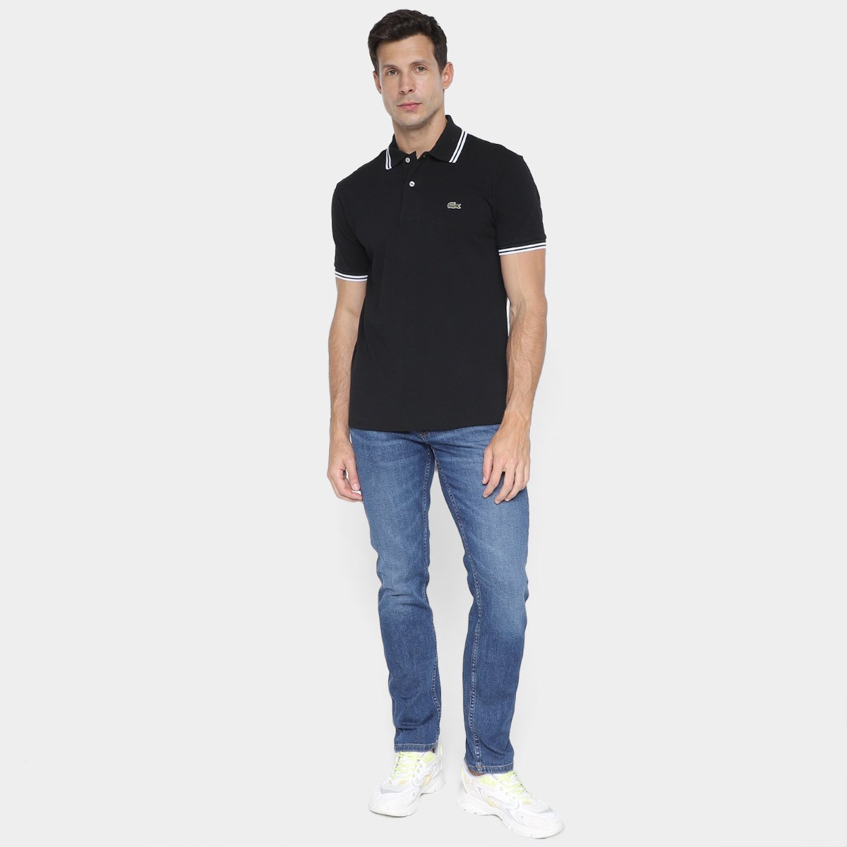 Camisa Polo Lacoste Casual Masculina - Tam: EGG - 3