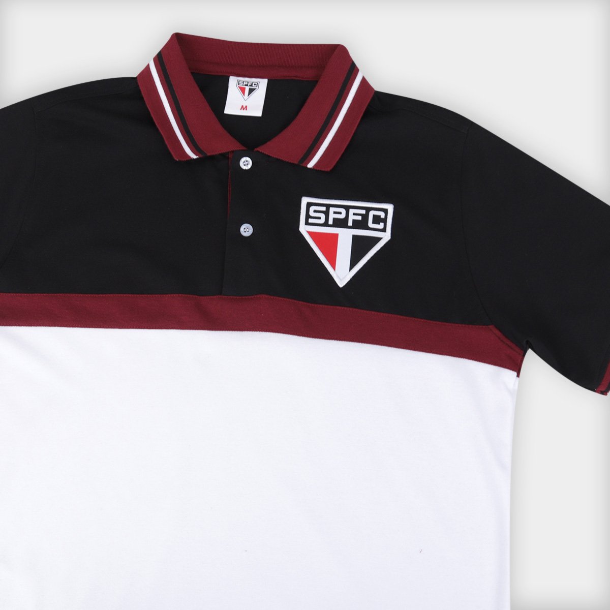 Camisa Polo São Paulo Winner Masculina - Tam: G - 3