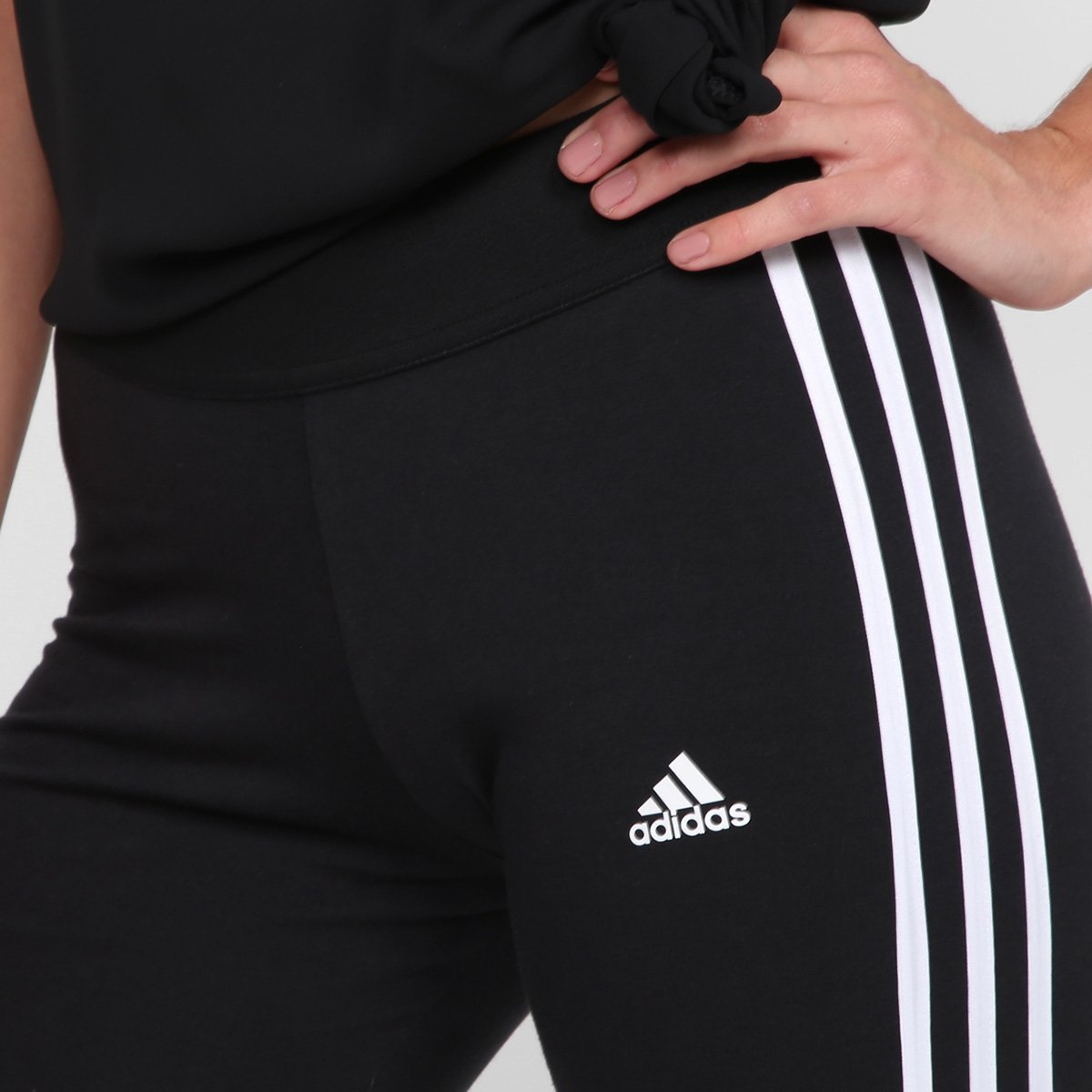 Calça Legging Adidas 3 Listras Feminina - Tam: P - 2