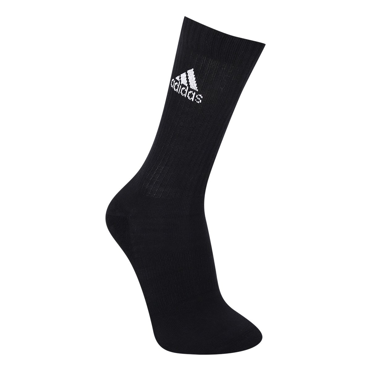 Meia Adidas Cano Alto C/3 Pares - Tam: P - 1