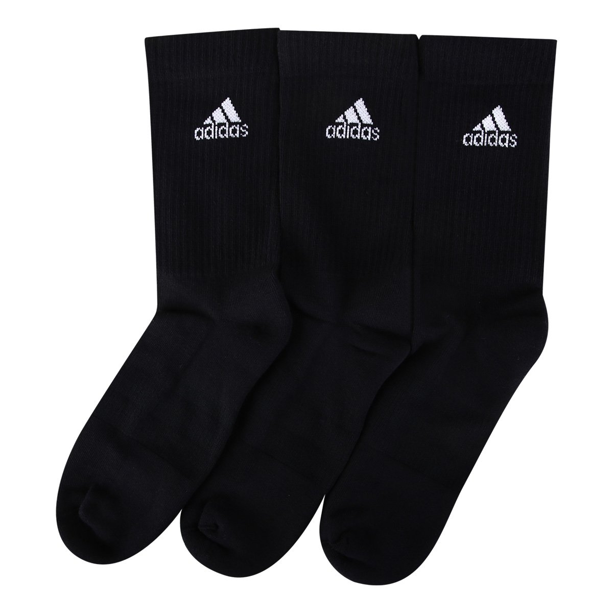 Meia Adidas Cano Alto C/3 Pares - Tam: P - 2