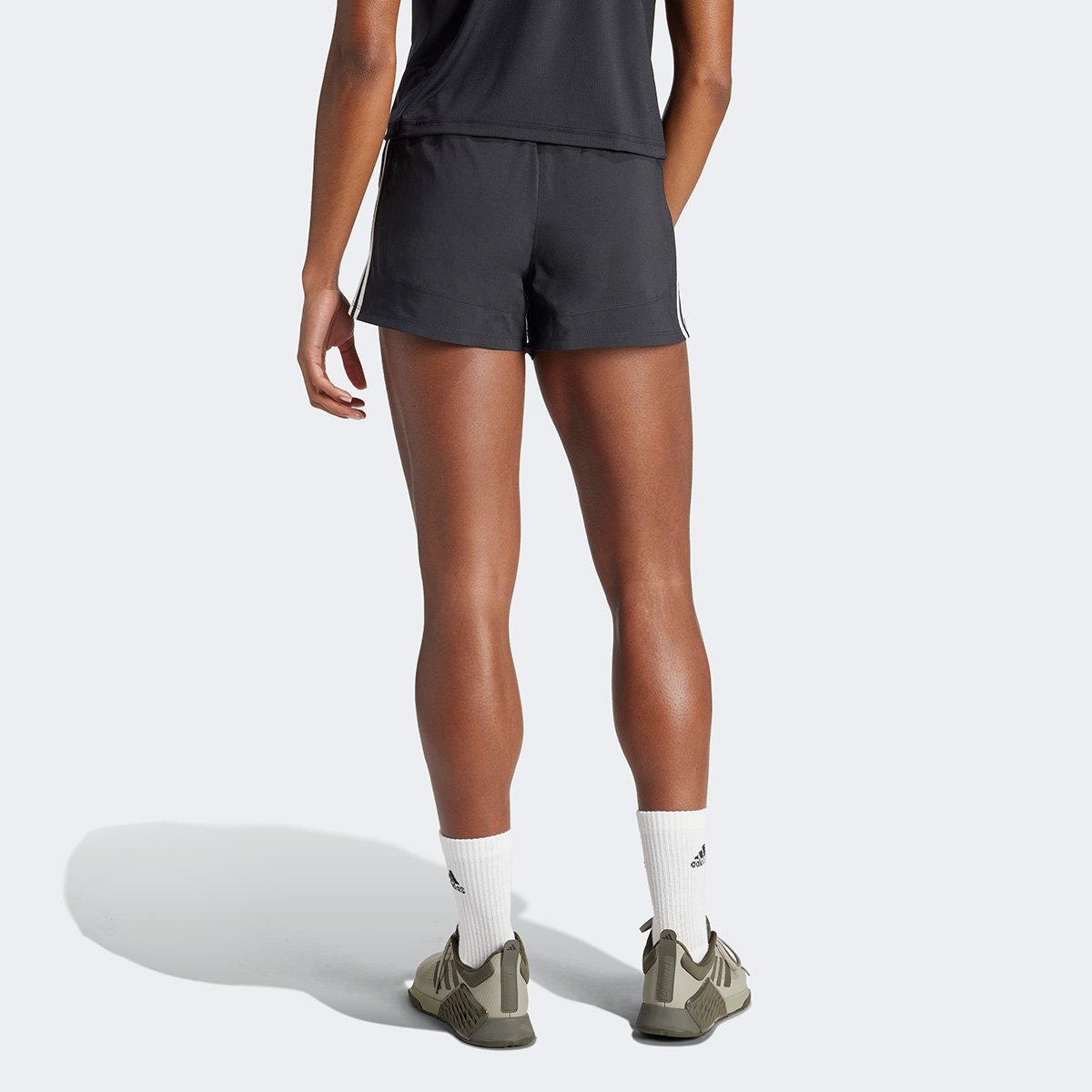 Short Adidas Pacer 3 Listras Feminino - Tam: P - 1