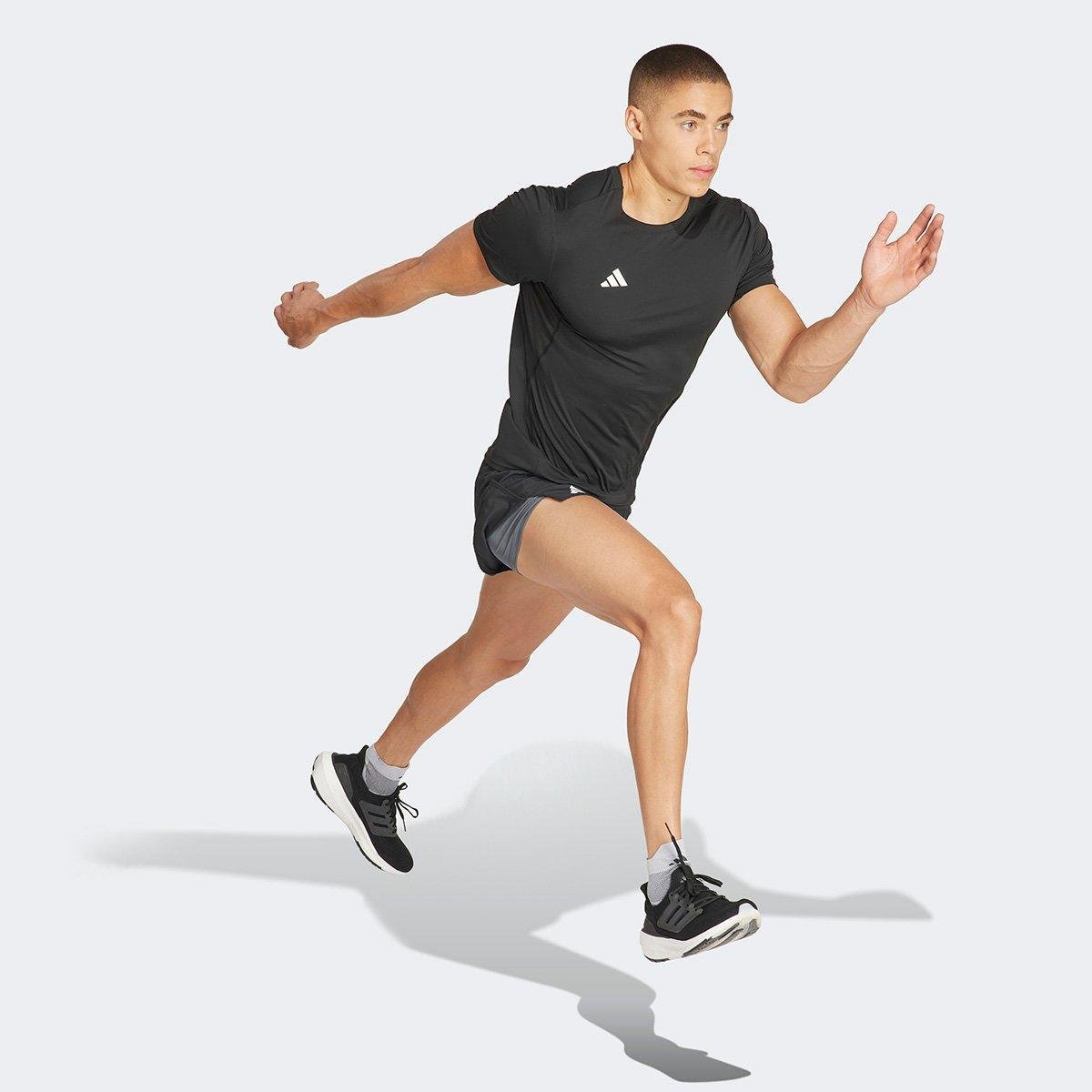 Camiseta Adidas Adizero Essentials Masculina - Tam: P - 4