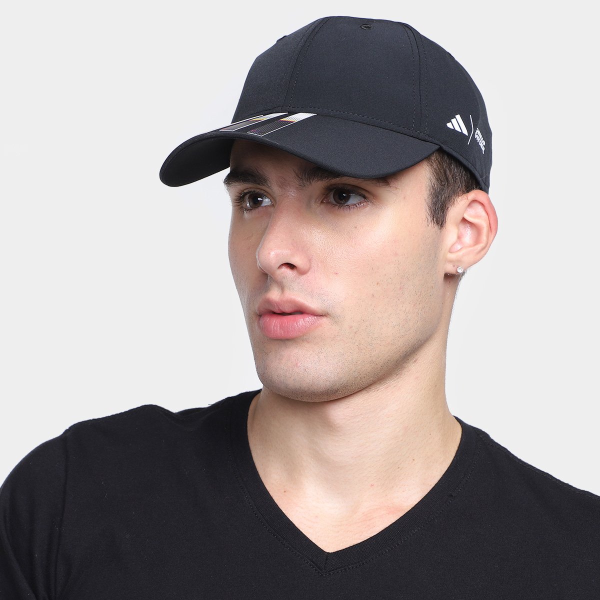 Boné Aba Curva Adidas Pride Strapback - Tam: M/G - 1