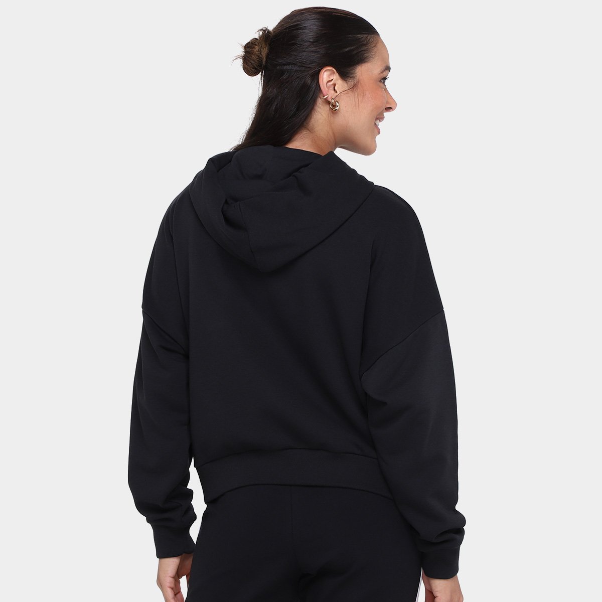 Moletom Adidas Com Capuz Feminino - Tam: P - 1