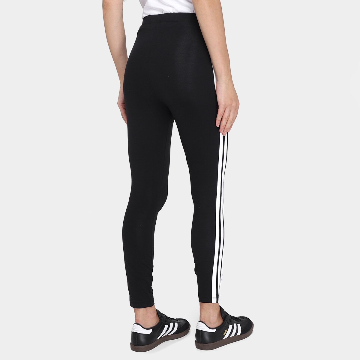 Calça Legging Adidas 3 Stripes Feminina - Tam: P - 1