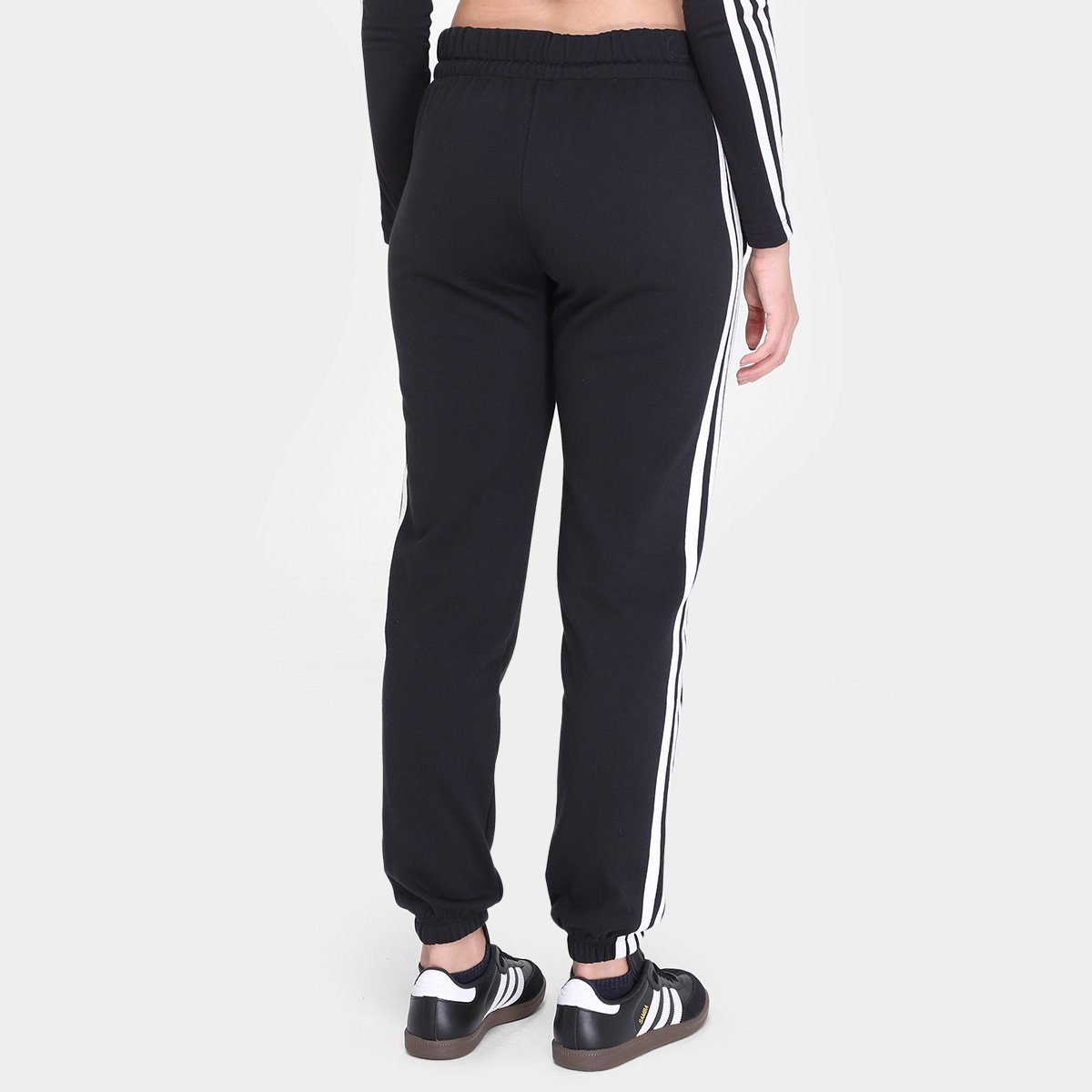 Calça Adidas French Terry 3 Stripes Feminino - Tam: P - 1