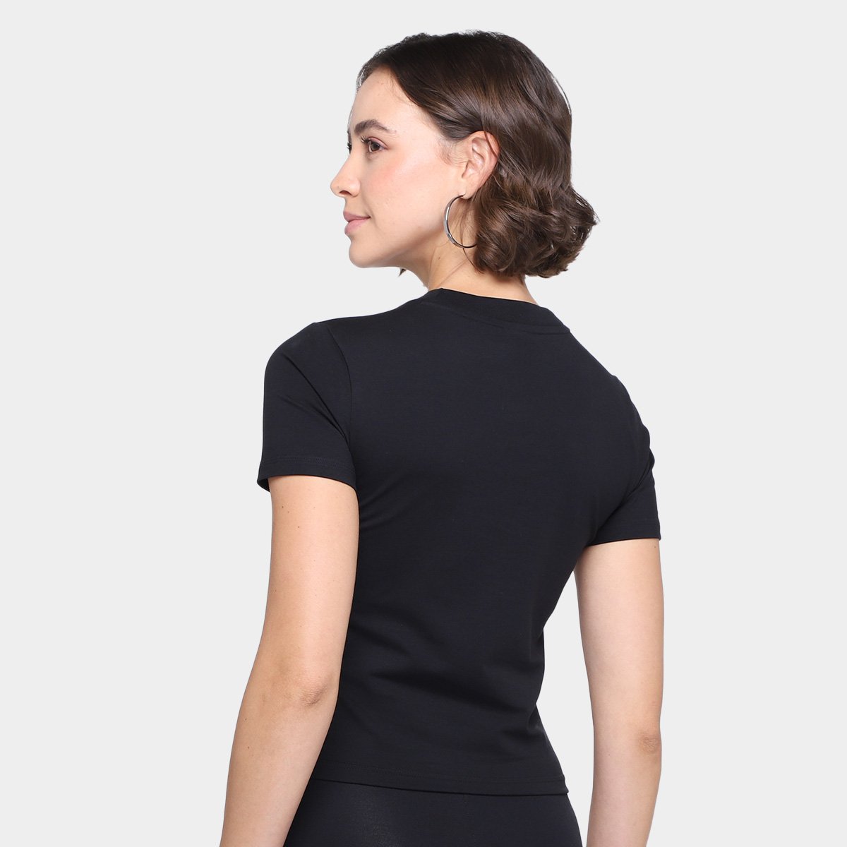 Camiseta Adidas Slim 3 Stripes Feminina - Tam: P - 1