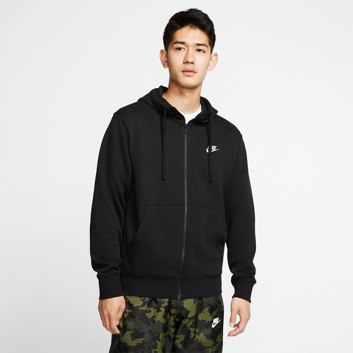 Jaqueta Nike Club FZ c/ Capuz Masculina