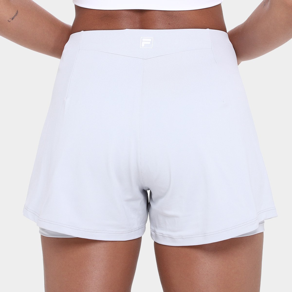 Short Fila Duplo Regular Tennis Sports Club Feminino - Tam: P - 1