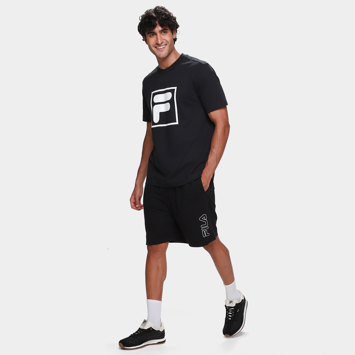 Camiseta Fila Confort F-Box Union Classics Masculina - Tam: GG - 3