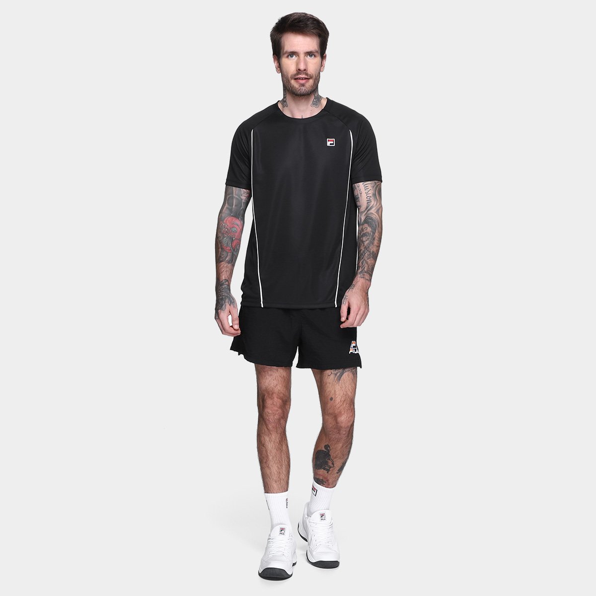 Camiseta Fila Match Masculina - Tam: P - 3