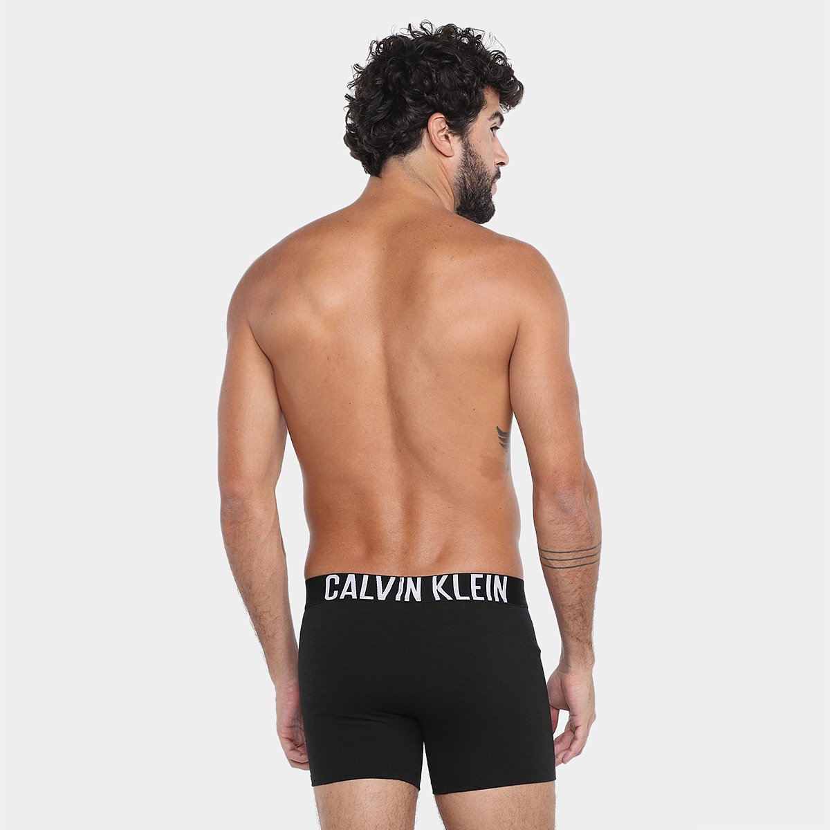 Kit Cueca Boxer Calvin Klein Masculina - 2 Peças - Tam: P - 2