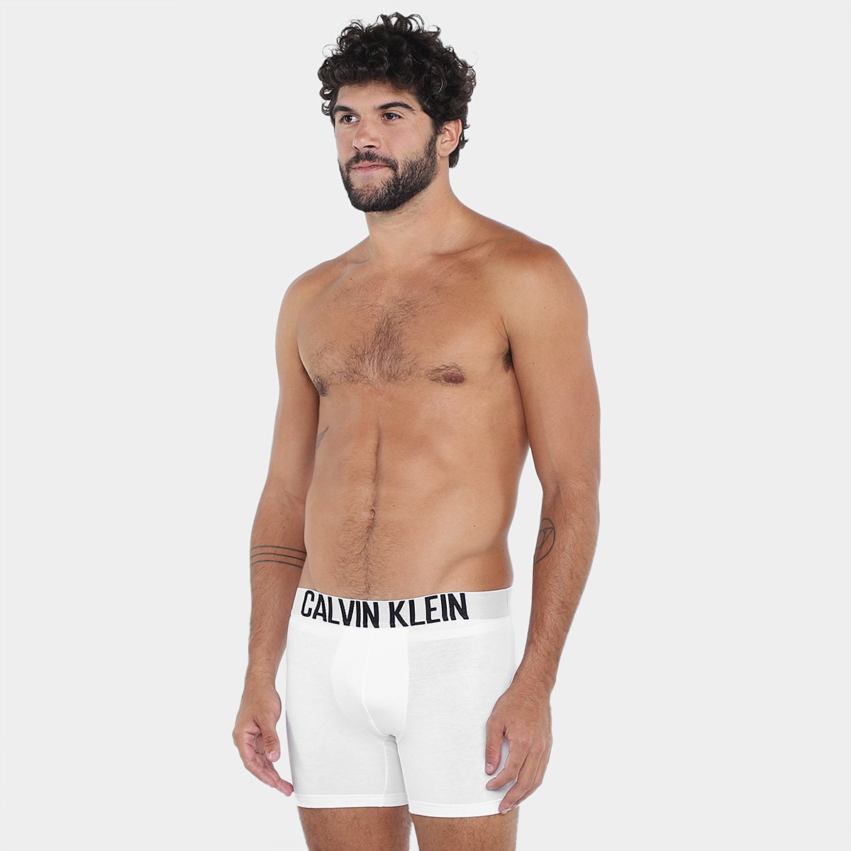 Kit Cueca Boxer Calvin Klein Masculina - 2 Peças - Tam: P - 3