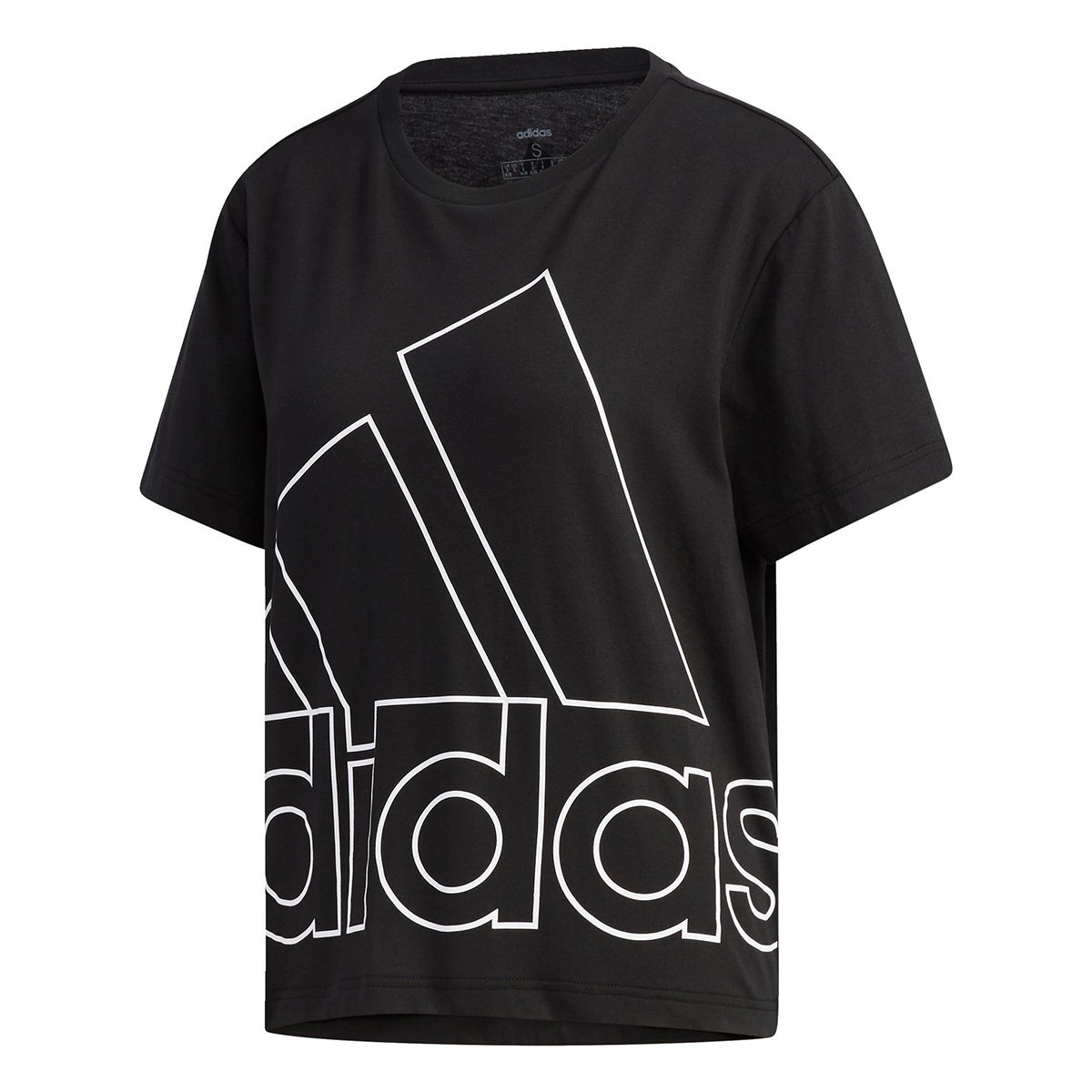 Camiseta Adidas Big Logo Vazado Feminina