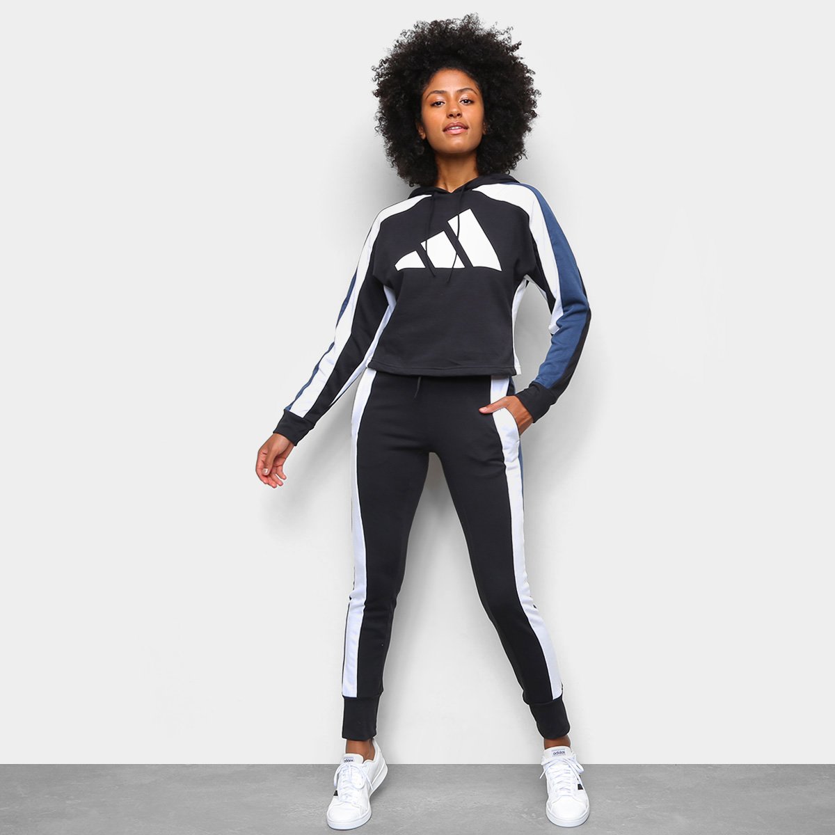 Agasalho Adidas Big Logo Feminino