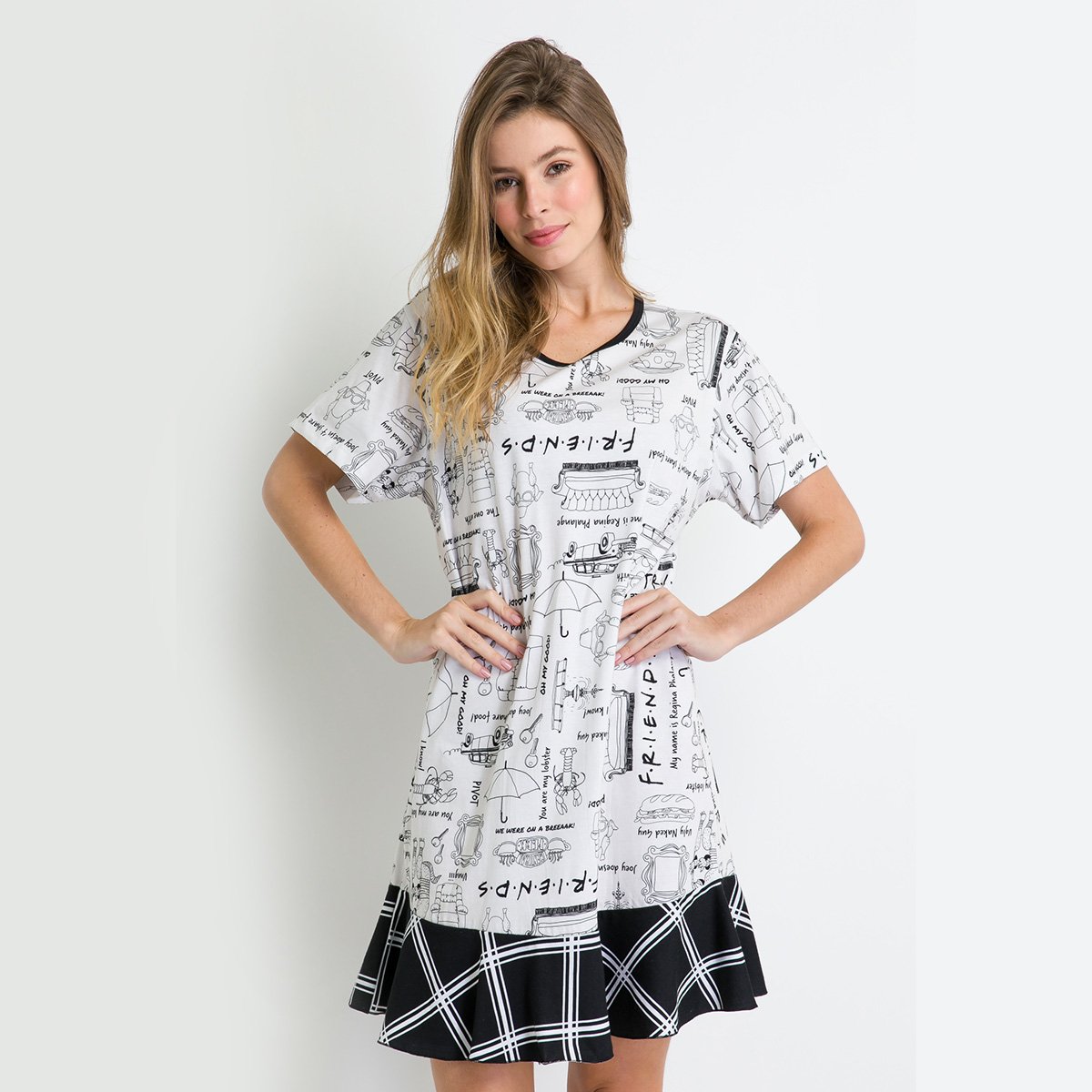 Camisola Acuo Friends Manga Curta
