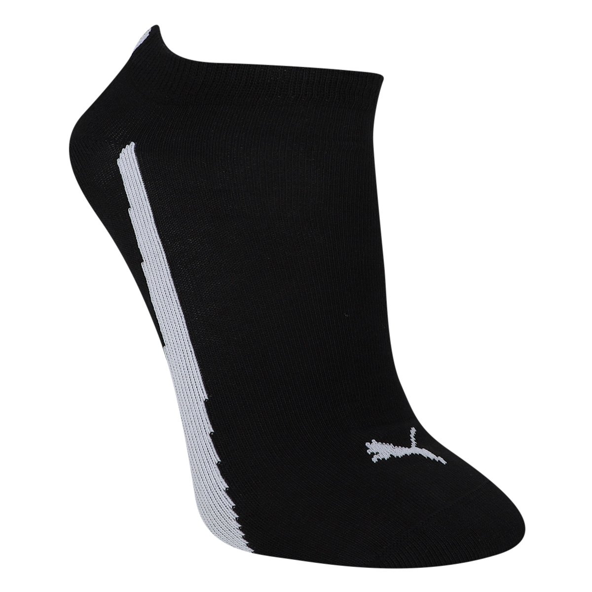 Kit Meia Sapatilha Puma Esportiva C/ 3 Pares Masculina - Tam: 39/43 - 1