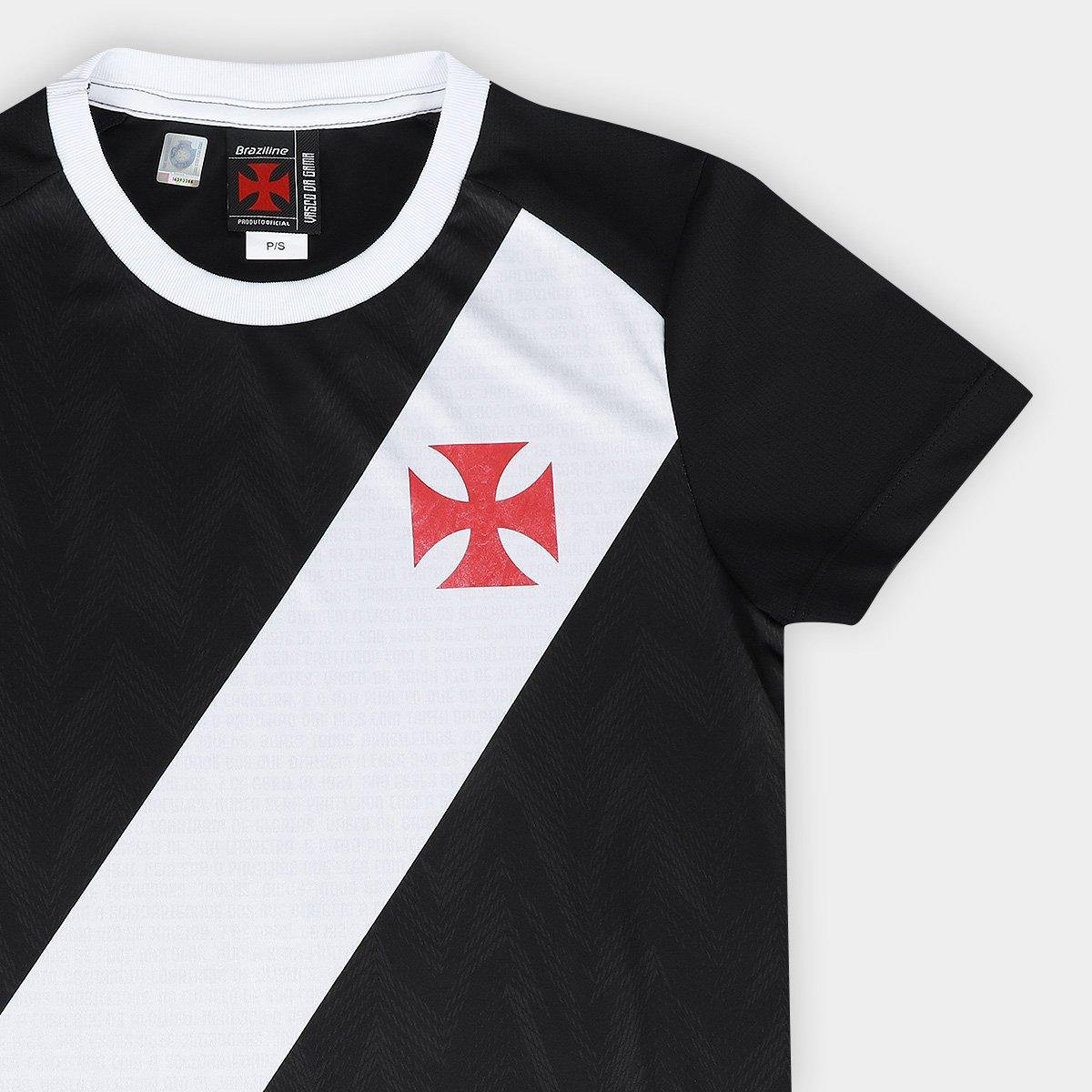 Camisa Vasco Braziline Principia Feminina - Tam: GG - 4