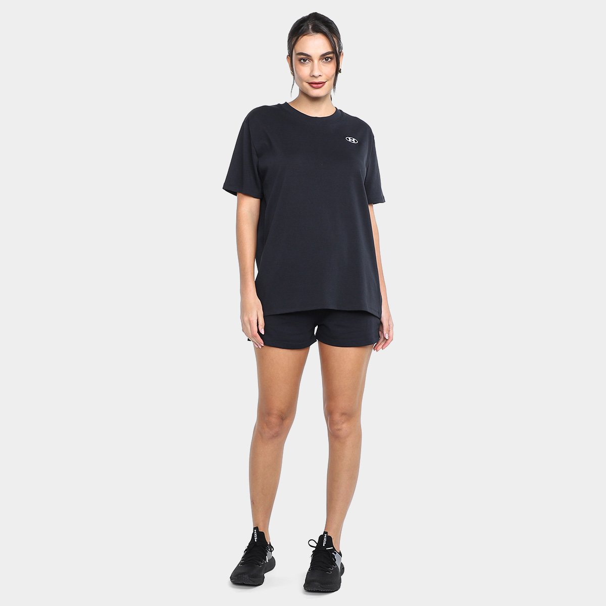 Camiseta Under Armour HW Embroid Patc Feminina - Tam: P - 3