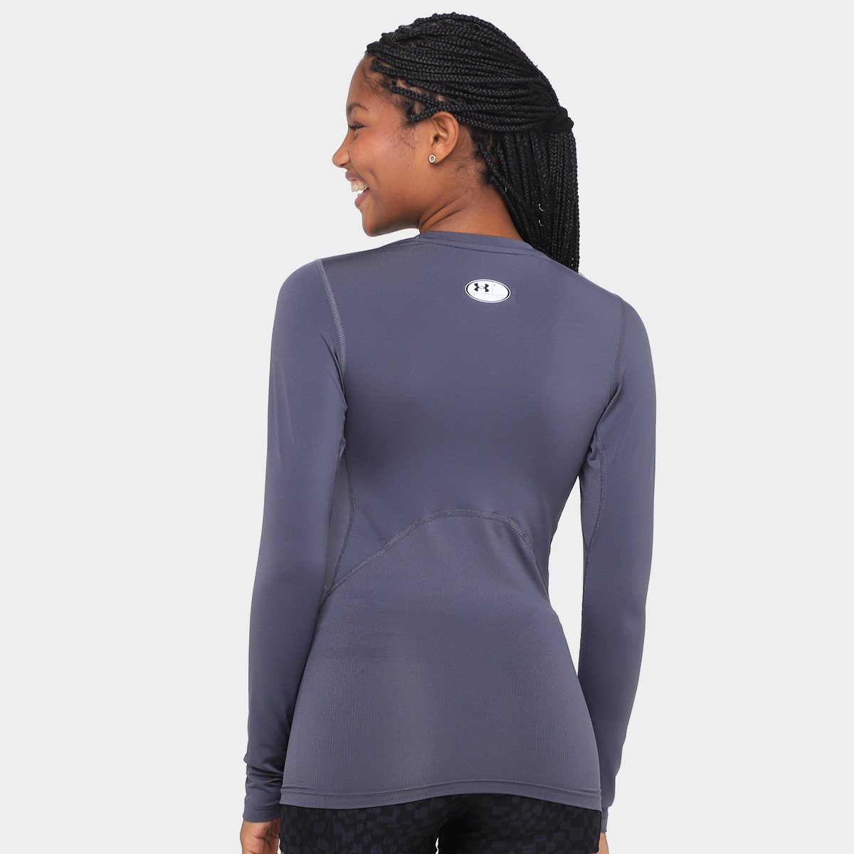 Camiseta Under Armour Heatgear Manga Longa Feminina - Tam: G - 1