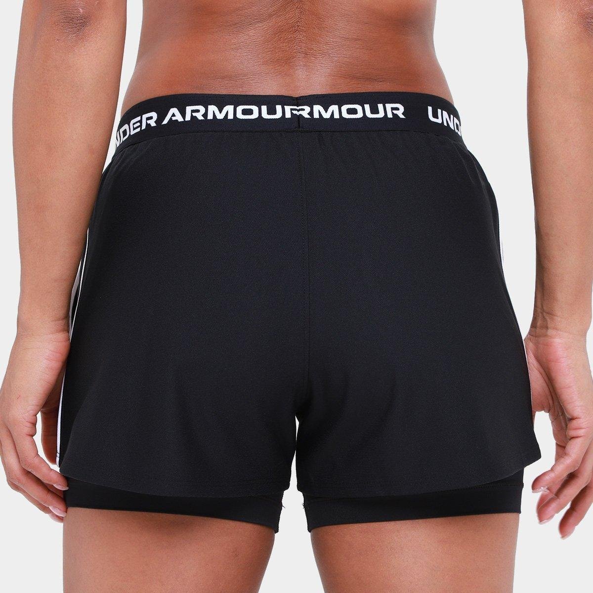 Shorts Under Armour Play Up 2 em 1 Feminino - Tam: GG - 1