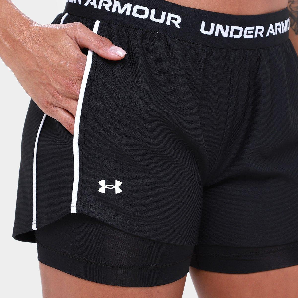 Shorts Under Armour Play Up 2 em 1 Feminino - Tam: GG - 2