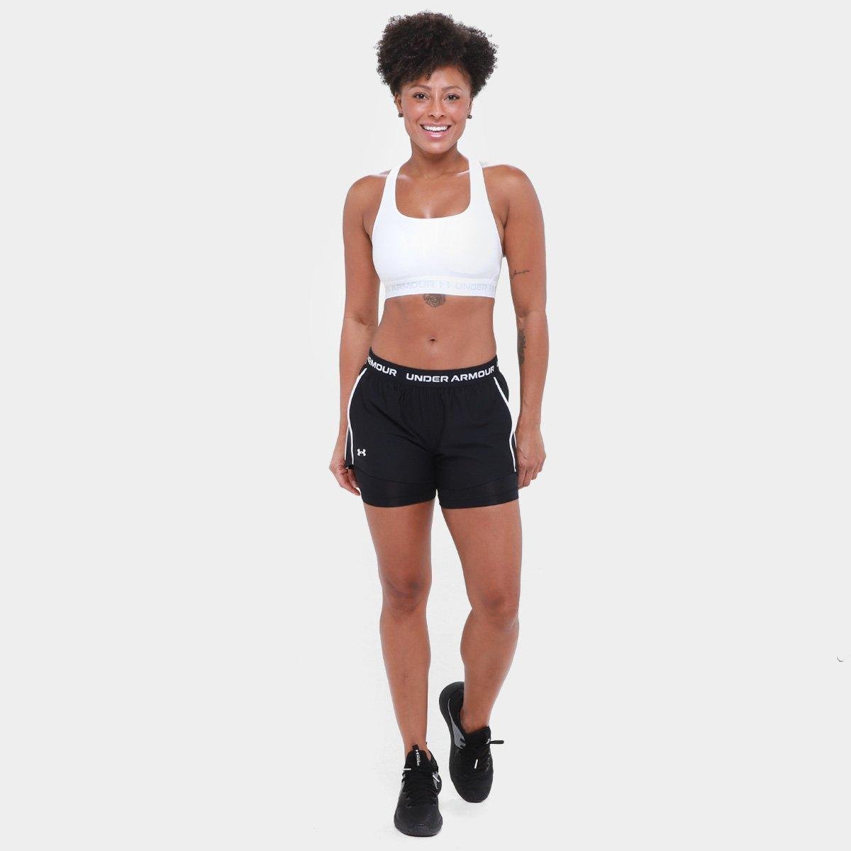 Shorts Under Armour Play Up 2 em 1 Feminino - Tam: GG - 3