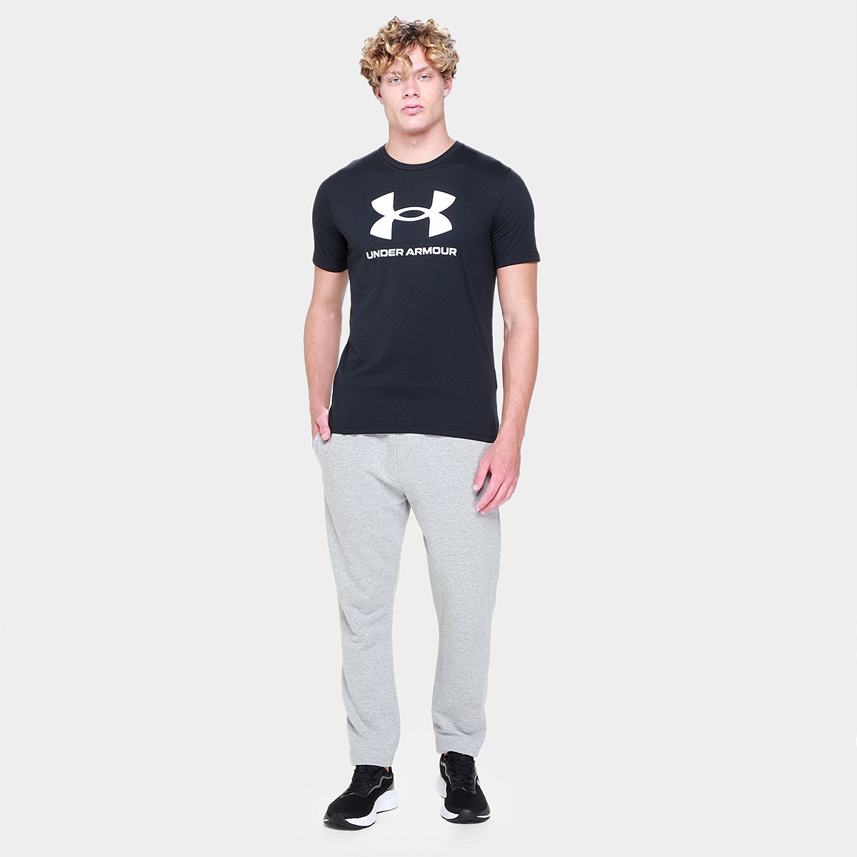 Camiseta Under Armour Sportstyle Masculina - Tam: P - 3