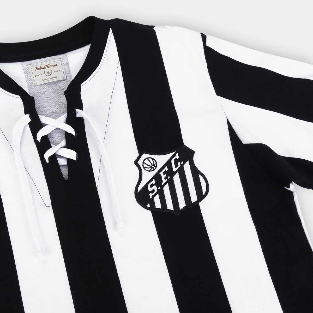 Camisa Santos Cordinha Retrômania Masculina - Tam: P - 3