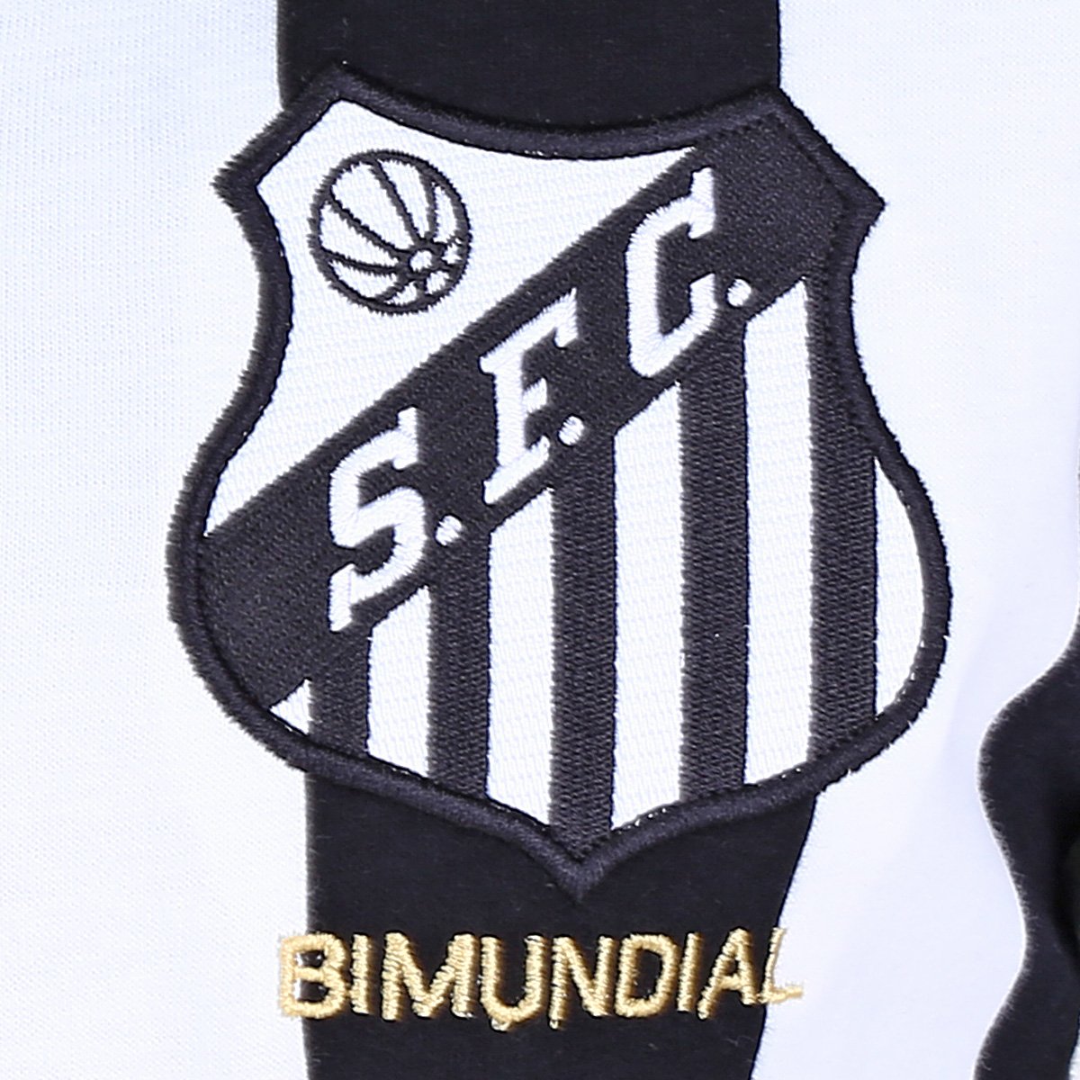 Camisa Santos 1963 Bi Mundial Listrada Retrômania Masculina - Tam: EG - 2