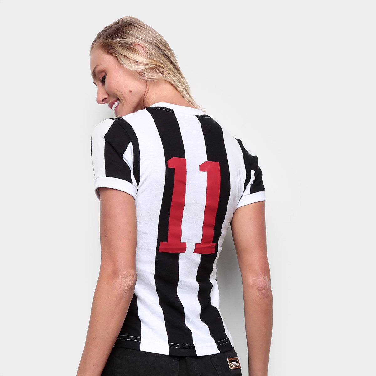 Camiseta Atlético Mineiro Retrô Mania 1983 nº 11 Eder Feminina - Tam: GG - 1