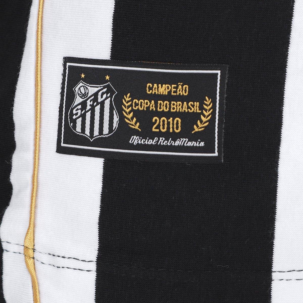 Camisa Polo Santos 2010 Listrada Retrômania Masculina - Tam: P - 3