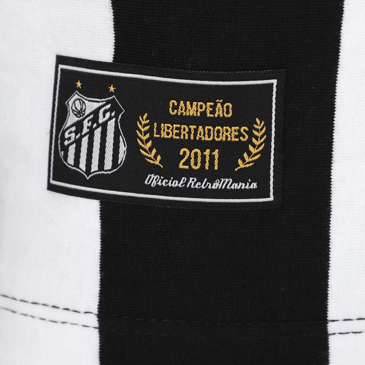 Camiseta Santos 2011 Listrada Retrômania Masculina - Tam: P - 3
