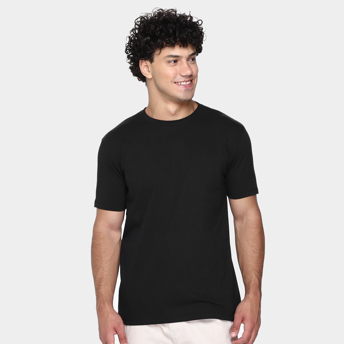 Kit Camiseta Nicoboco Slim Fit Duo Com 3 Masculina - Tam: P - 1