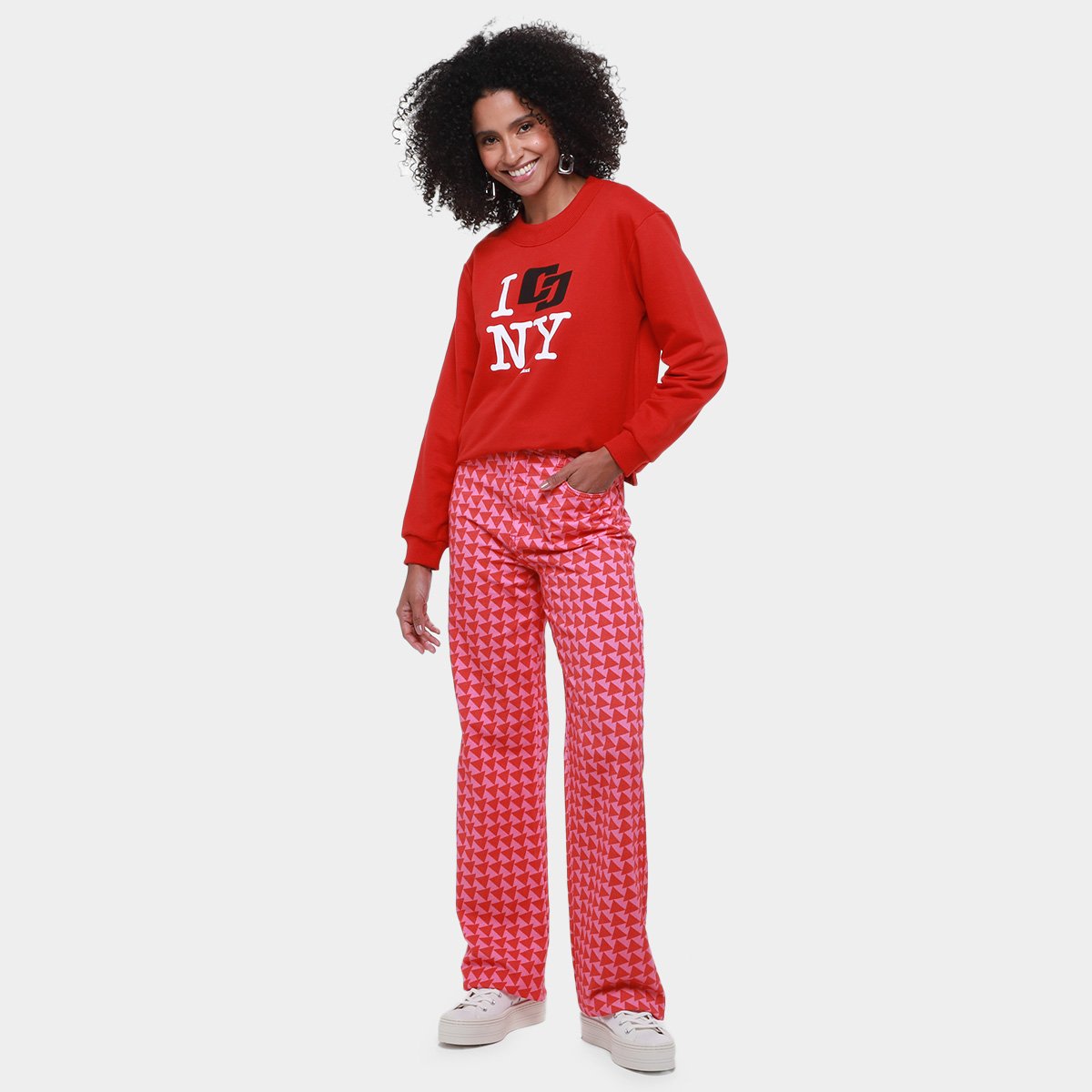Calça de Sarja Colcci Juliette Feminina - Tam: 42 - 3