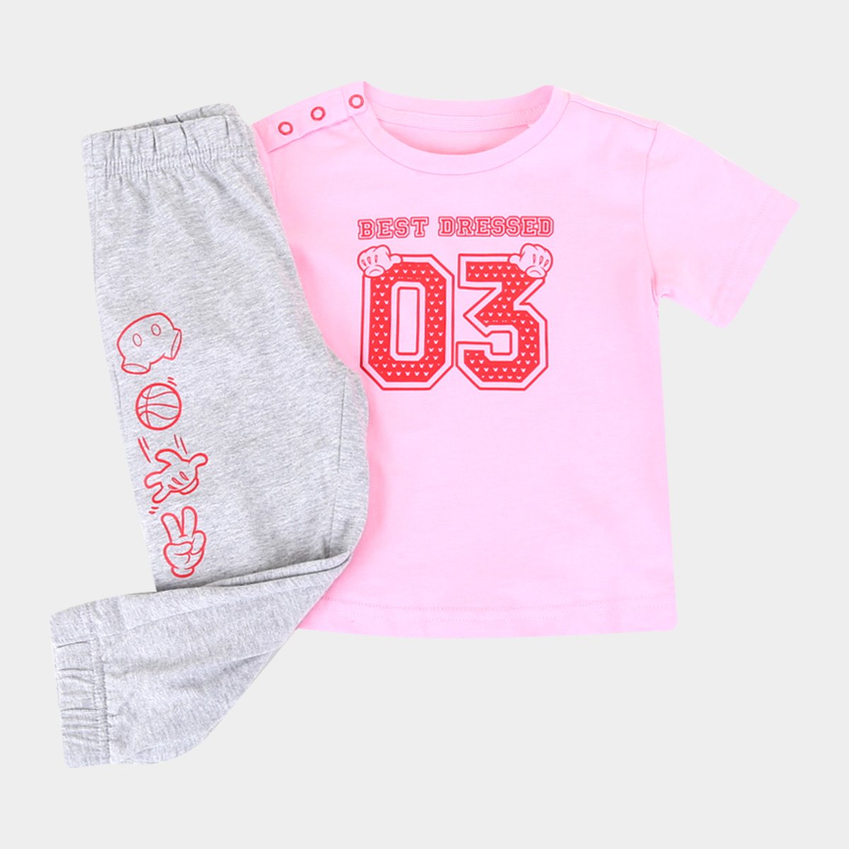 Conjunto Infantil Adidas Disney Set