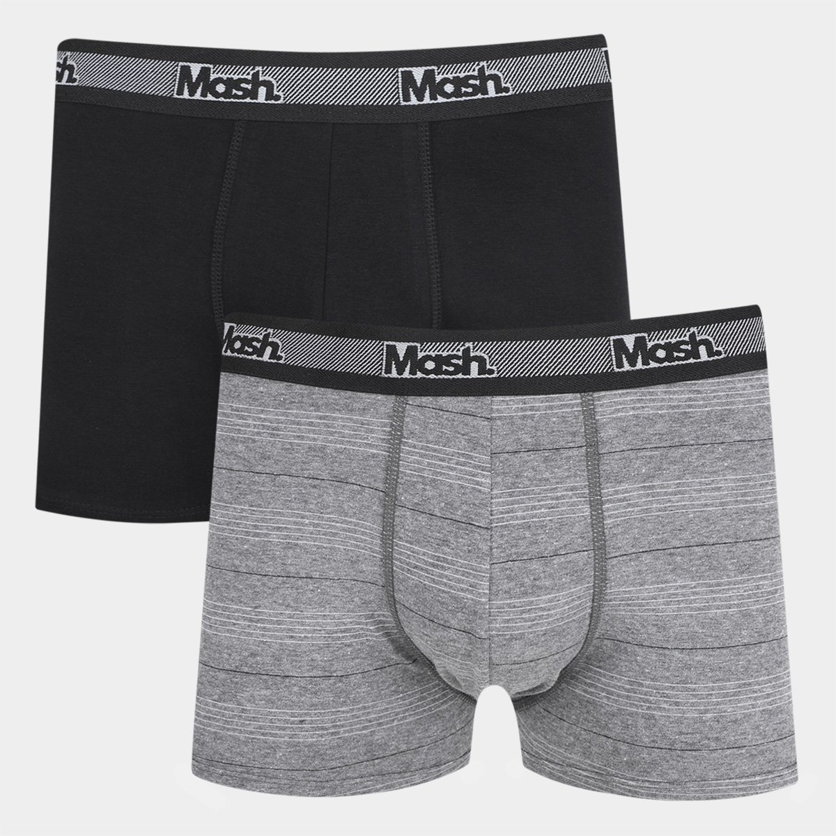 Kit Cueca Boxer Mash c/ 02 Peças
