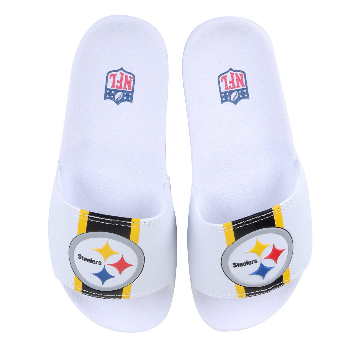 Chinelo NFL Pittsburgh Steelers New Era Slide Masculino