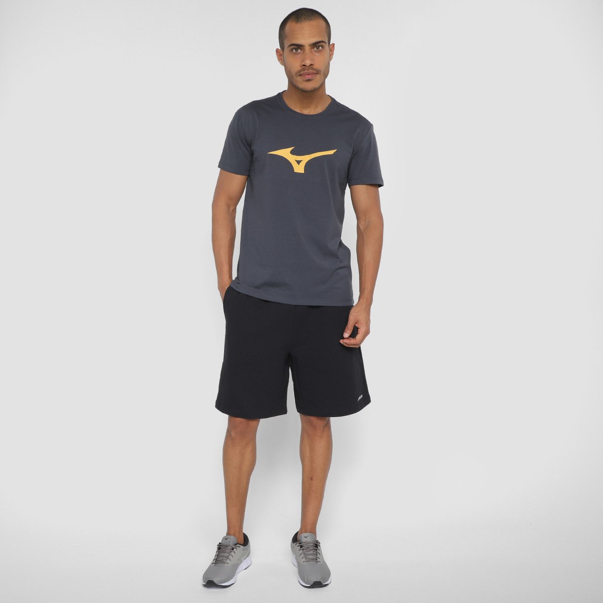 Camiseta Mizuno Basic Big Masculina - Tam: GG - 3