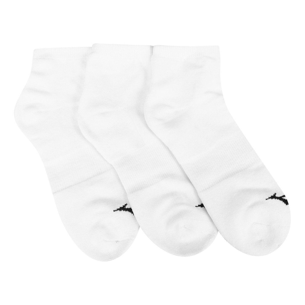 Kit Meias Cano Médio Mizuno Basic 3 Pares - Tam: 39/44 - 2