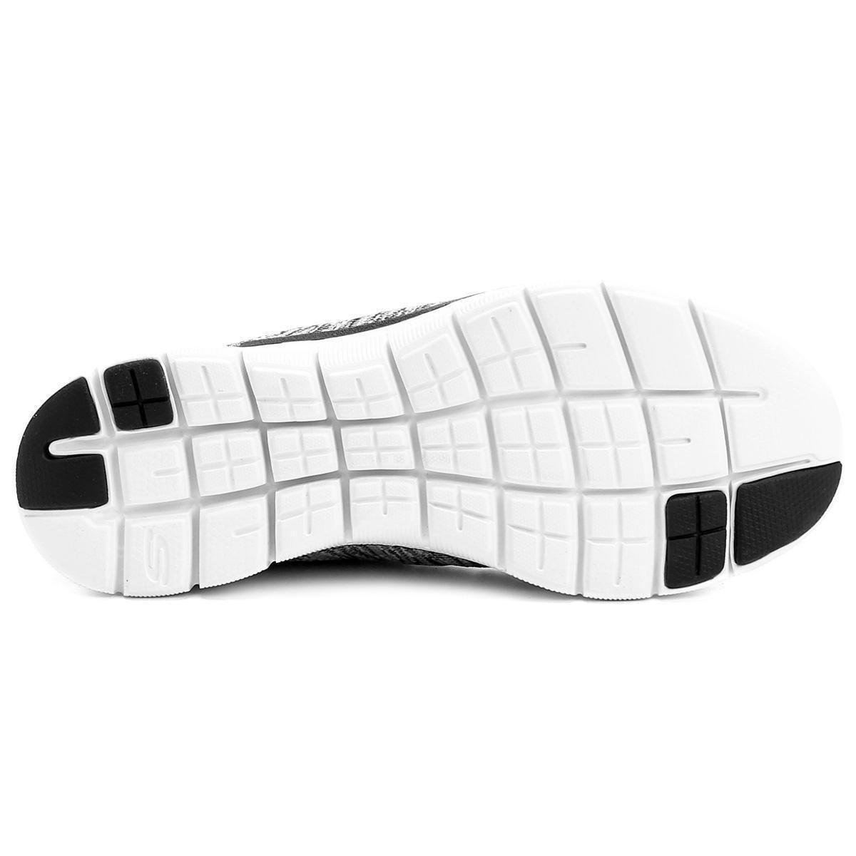 tênis skechers flex appeal 2.0 preto