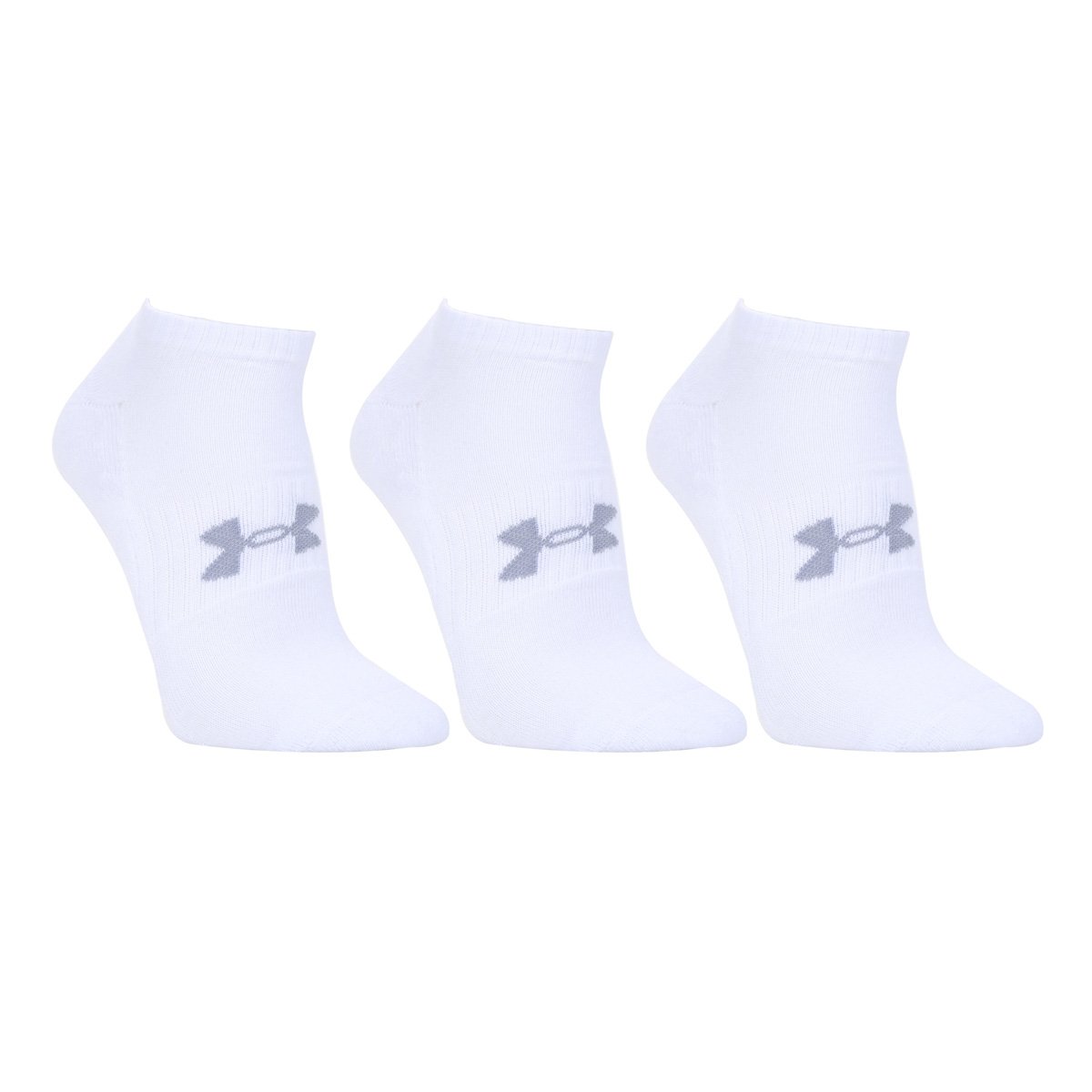 Meia Under Armour Cano Médio C/ 3 Pares