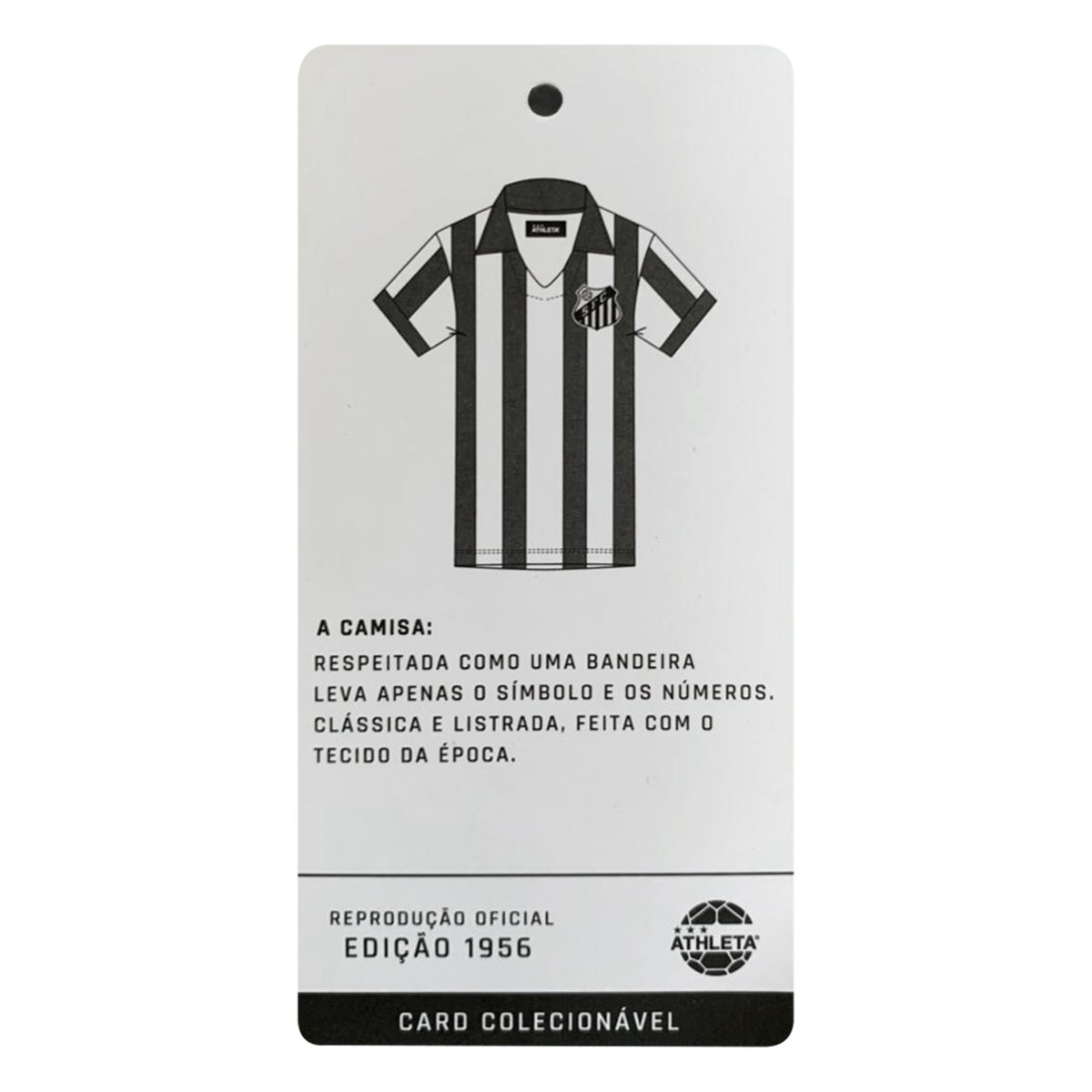 Camisa Polo Retrô Santos 1956 nº 10 Athleta Masculina - Tam: M - 2