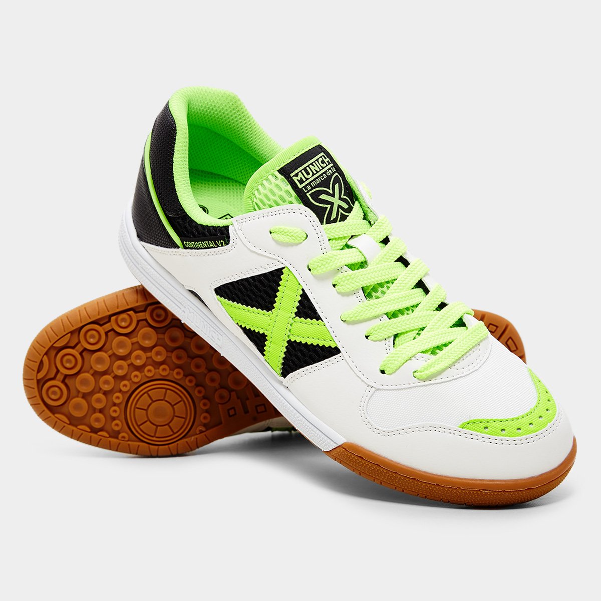 Chuteira Futsal Munich Continental V2 Unissex - Tam: 41 - 1