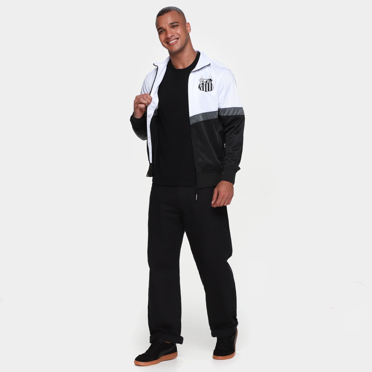 Agasalho Santos Esportivo Masculino - Tam: P - 5