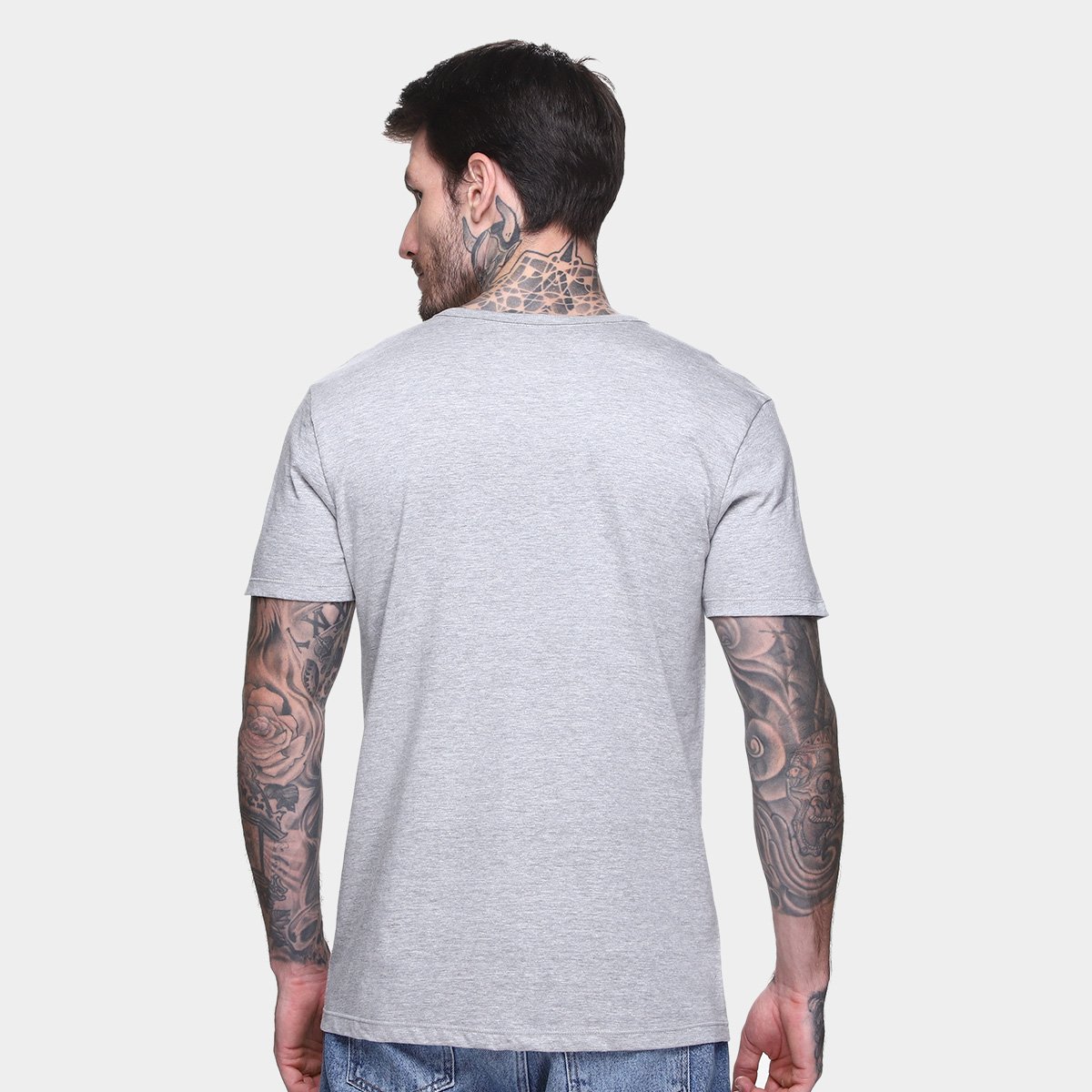 Kit Camiseta Hering Slim Masculina 5 Peças - Tam: G - 2
