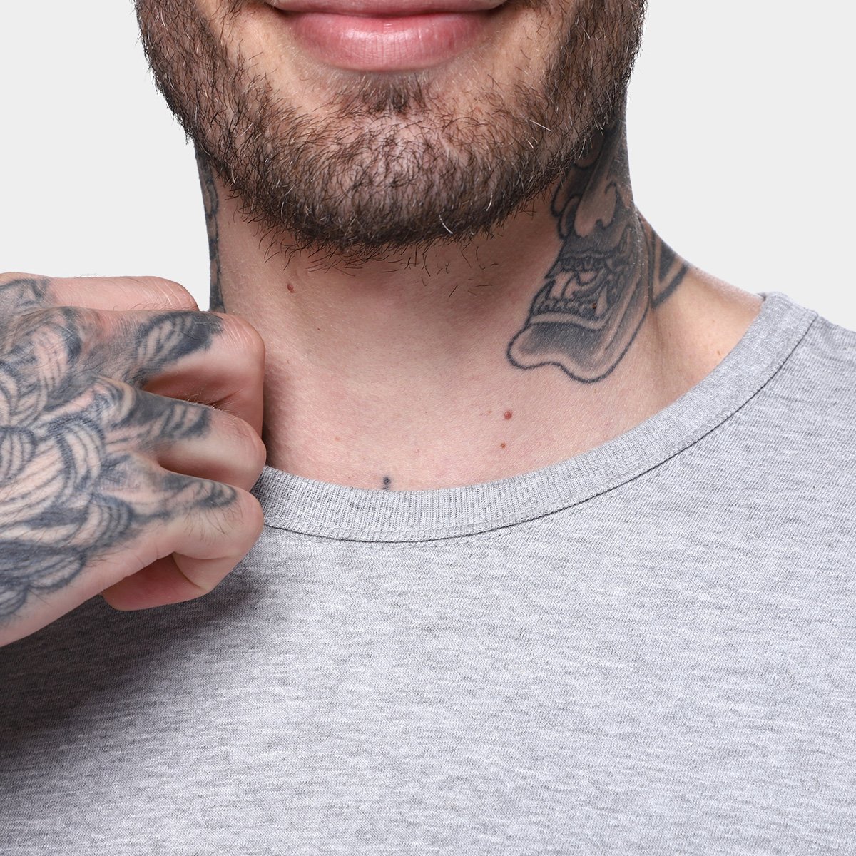 Kit Camiseta Hering Slim Masculina 5 Peças - Tam: G - 5